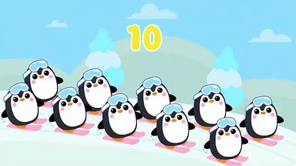 10 Küçük Penguen - Saymayı Öğreten Çocuk Şarkısı