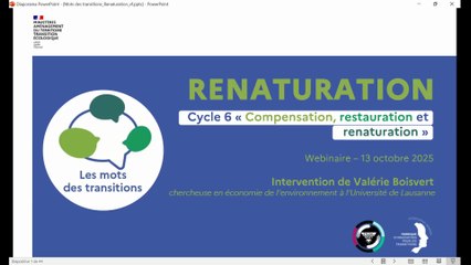Les mots des transitions cycle 6 (3/3) : Renaturation