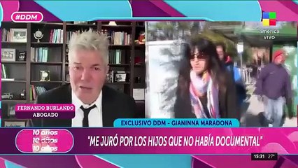 Burlando contó cómo fue la declaración de Gianinna Maradona en el jury a Makintach