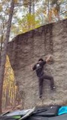 Man Loses Grip and Falls off Rock Face While Rock Climbing