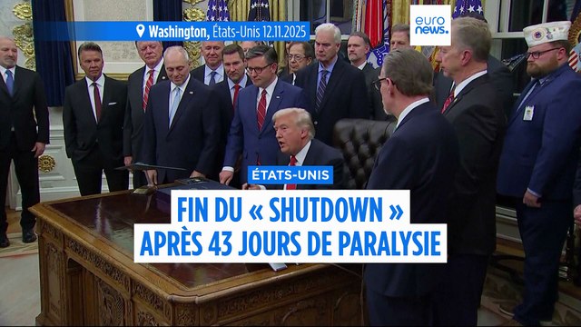 États-Unis : Donald Trump promulgue la loi mettant fin au plus long shutdown de l’histoire