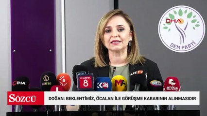 DEM Parti'li Doğan: Beklentimiz, Öcalan ile görüşme kararının alınmasıdır