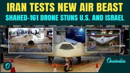 VIDEO: Iran’s new 'silent killer' drone ready to strike deep inside Israel | Shahed-161 VS Iron Dome