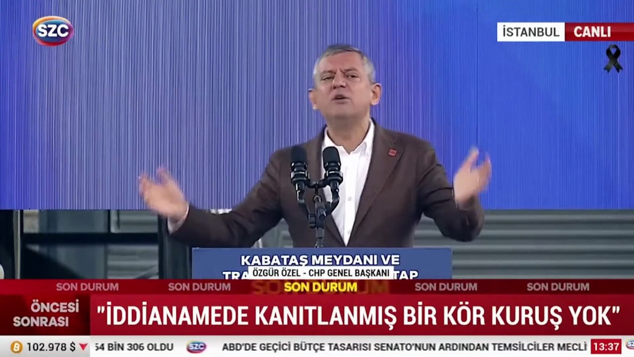 Özgür Özel: Cesaretiniz varsa yargılamayı canlı verin