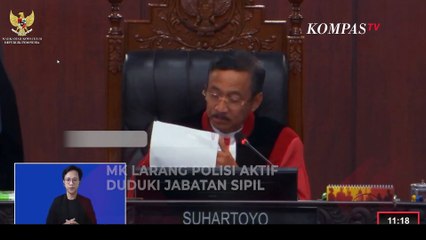 [FULL] MK Larang Polisi Aktif Duduki Jabatan di Sipil! Wajib Mundur atau Pensiun