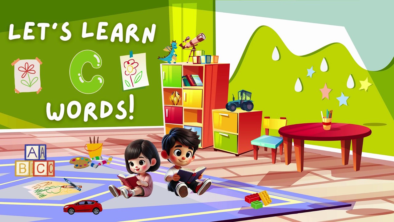 Let's Learn C Words! | Phonics for Kids | Learn the Letter C | ABC Learning