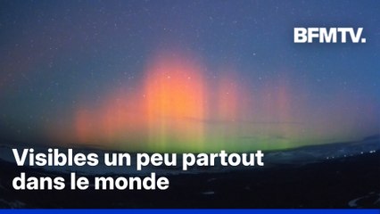 Les images des aurores boréales aperçues partout dans le monde