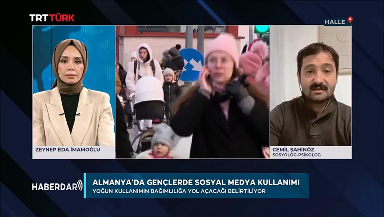 Sosyal Medya ve telefon bagimliligi (TRT Türk, Haberdar, 13.11.2025)