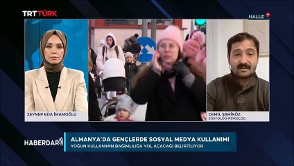 Sosyal Medya ve telefon bagimliligi (TRT Türk, Haberdar, 13.11.2025)