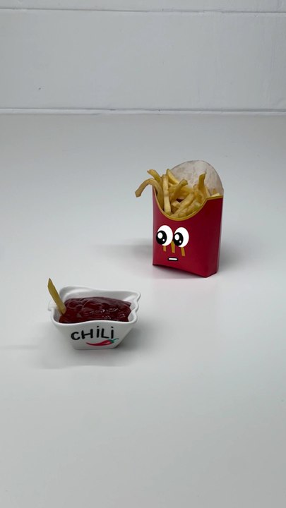 French Fry Showdown 🍟😂 Tag who always steals...