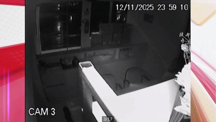 Ladrão arromba e furta escola no centro de Apucarana; veja flagrante