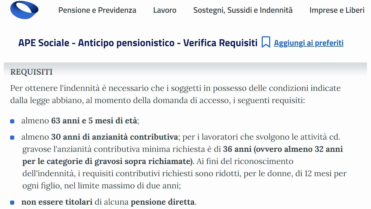 APE SOCIALE 2025: Scadenza per la verifica REQUISITI e PROROGA 2026!