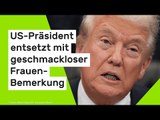 Donald Trump: US-Präsident entsetzt mit geschmackloser Frauen-Bemerkung - Vance lacht sich schlapp