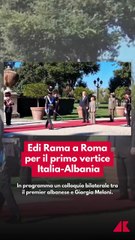 Edi Rama a Villa Pamphilj: l’incontro con Giorgia Meloni apre il primo vertice intergovernativo Italia Albania