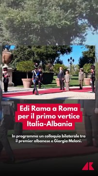 Edi Rama a Villa Pamphilj: l’incontro con Giorgia Meloni apre il primo vertice intergovernativo Italia Albania