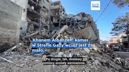 Francesca Albanese w rozmowie z Euronews: to, co dzieje się w Gazie, to nie zawieszenie broni