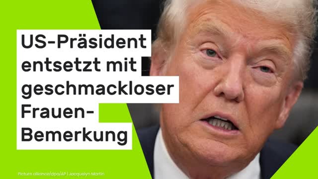 Donald Trump: US-Präsident entsetzt mit geschmackloser Frauen-Bemerkung - Vance lacht sich schlapp