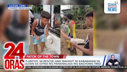 15-anyos, ni-rescue ang mahigit 50 kababayan sa Liloan sa gitna ng pananalasa ng Bagyong Tino | 24 Oras