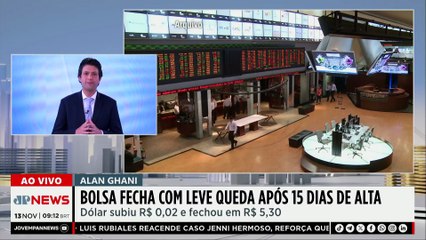 Bolsa cai após 15 dias seguidos de alta; Alan Ghani analisa
