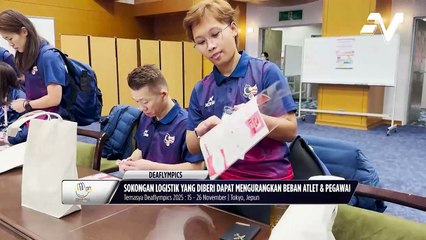 Sokongan logistik yang diberikan bantu atlet yang sedang bertanding di Deaflympics di Tokyo