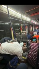 Pasajeros de Transcaribe fueron atacados por hinchas del Real Cartagena