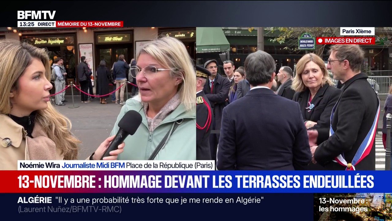 13-Novembre: "C'est important pour nous que per...