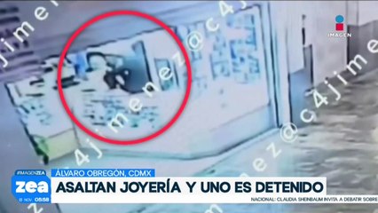 Revelan videos del asalto a una joyería en Plaza San Jerónimo
