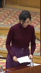 Ayuso: “Lo malo sería tener un efecto expulsión porque alguien tendrá que limpiar en sus casas"