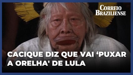 Líder indígena Raoni Metuktiree critica Lula por exploração de petróleo