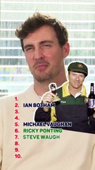 Steven Finn's Ashes blind rankings