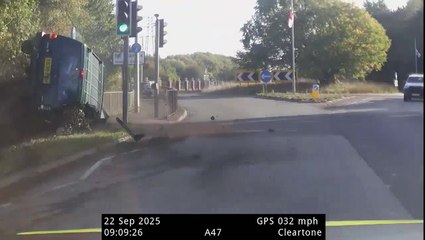 Child sex offender drives into oncoming traffic to escape police before dramatic high-speed crash