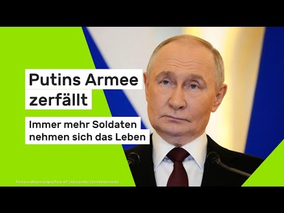 Putins Armee zerfällt - immer mehr Soldaten nehmen sich das Leben