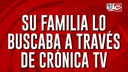 El peor final: su familia lo buscaba a través de Crónica... apareció muerto