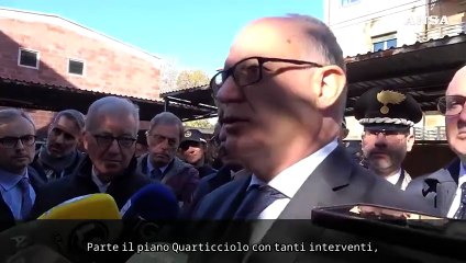 Gualtieri: "Per il Quarticciolo e' solo l'inizio, fine lavori entro il 2027"