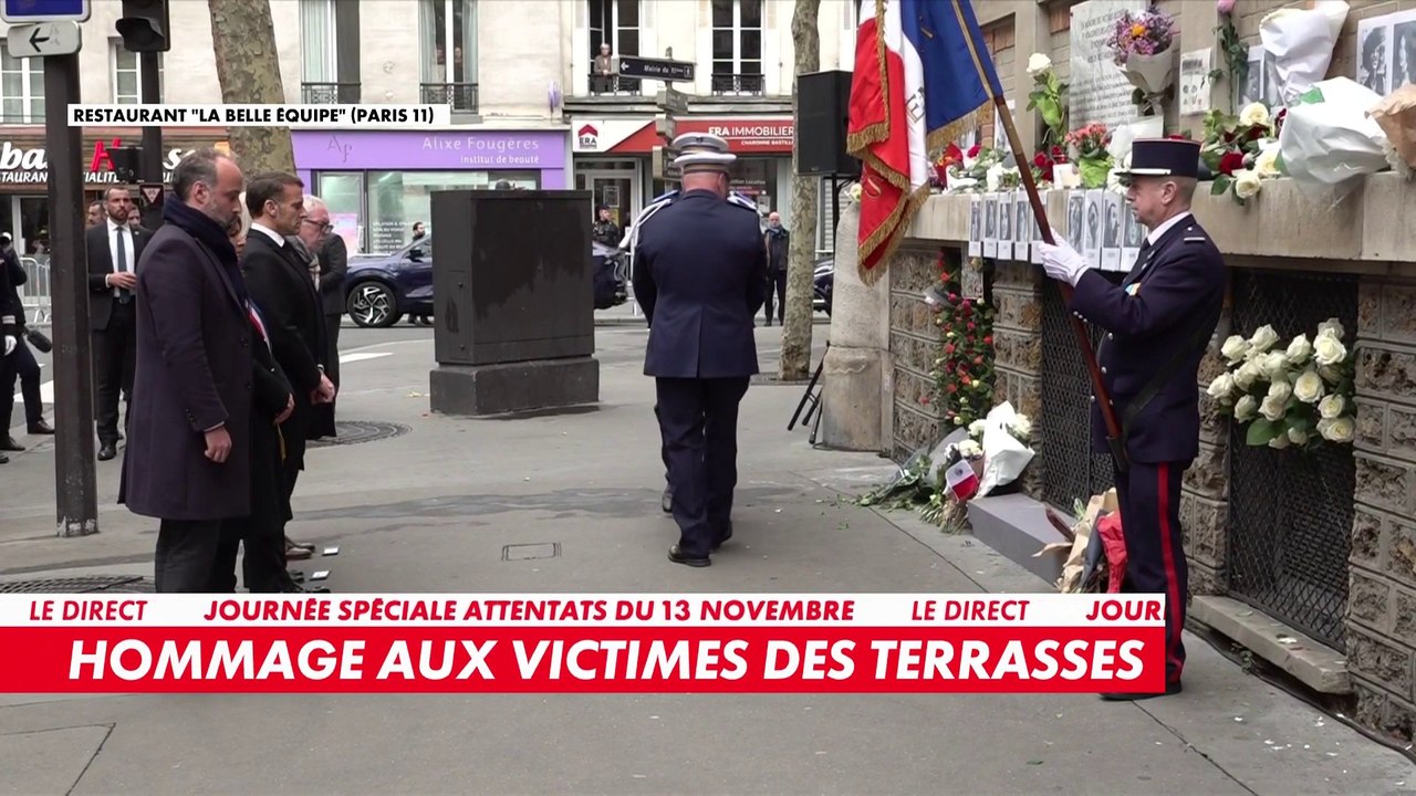 13-Novembre : Le nom des victimes prononcé lors de l'hommage aux victimes de La Belle Equipe