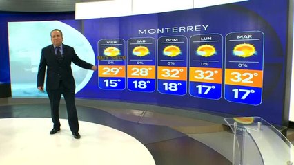 Pronóstico del tiempo para Monterrey, con Abimael Salas - 13 de noviembre de 2025