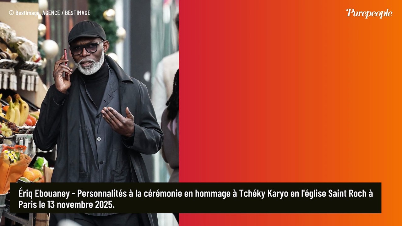 Quelques jours après l'ultime voyage de Tchéky Karyo, Vincent Cassel, Thierry Neuvic, Nicole Calfan et d'autres présents pour saluer la mémoire du comédien