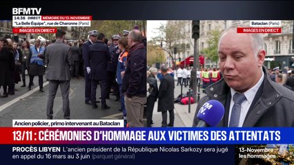 "On regrette de ne pas avoir fait plus (pour les victimes)", déclare un ancien policier, présent au Bataclan