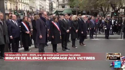 Dix ans après le 13-Novembre : minute de silence en mémoire des victimes