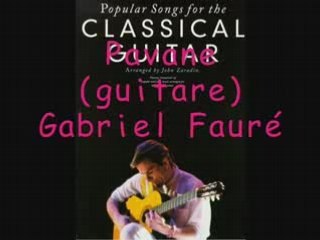 Pavane(guitare)-Gabriel Fauré