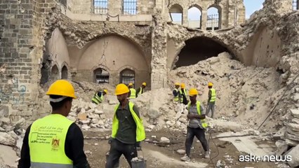 Gaza, al via il restauro dei siti distrutti, lavori al Pasha Palace