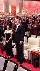 La reina Letizia se viste de 'gala' y escoge su vestido blanco y negro de Carolina Herrera del año 2018