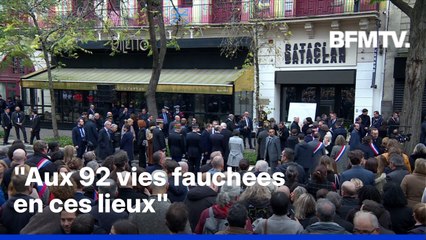 13-Novembre: la cérémonie en hommage aux victimes du Bataclan en intégralité