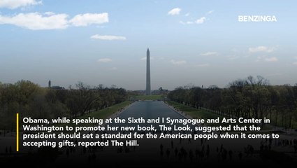 Michelle Obama Says Presidents Must Uphold 'A Standard' On Gifts, Not Allow Wealthy Donors 'Different Level' Of Access