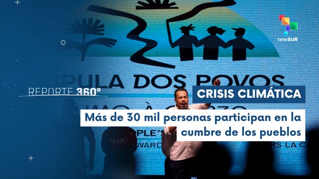 Se desarrolla la cumbre de los pueblos en Belém