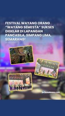 Festival Wayang Orang "Wayang Semesta" Sukses Digelar di Lapangan Pancasila Simpang Lima Semarang!