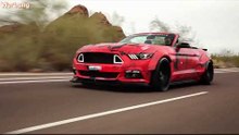 Tuning Creative Bespoke Liberty Widebody Ford Mustang Cabrio auf Forgestar F14 Felgen