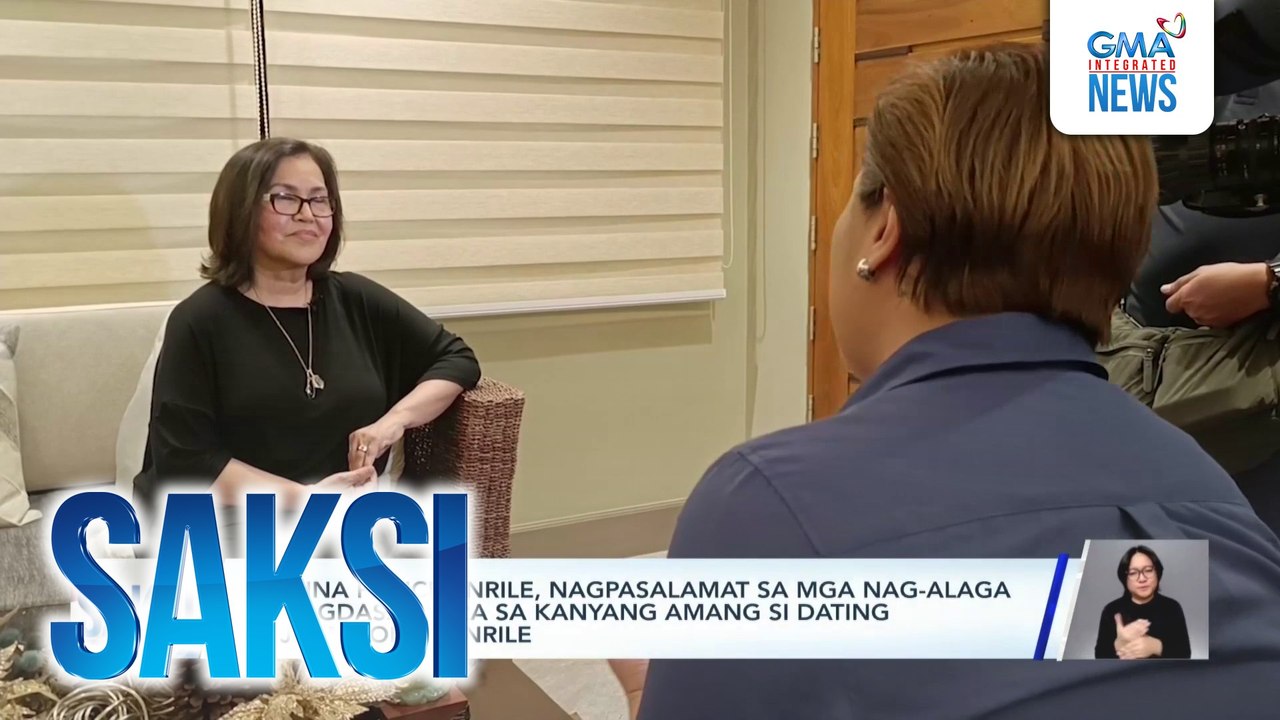 Katrina Ponce Enrile, nagpasalamat sa mga nag-alaga at nagdasal para sa kanyang amang si Dating SP Juan Ponce Enrile | Saksi