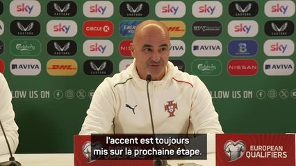Portugal - Roberto Martinez : "Nous ne sommes pas distraits par «la dernière Coupe du monde de Cristiano»"