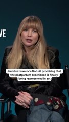 Jennifer Lawrence Finds It Promising That the Postpartum Experience is Finally Being Represented in Art